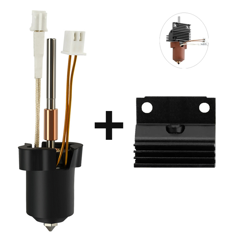 High Flow Ceramic Hotend - Creality K1C/K1 Maxホットエンドクイックスワップセラミック加熱ブロックキット K1 SEホットエンドハイフロープリントヘッド3Dプリンター部品用