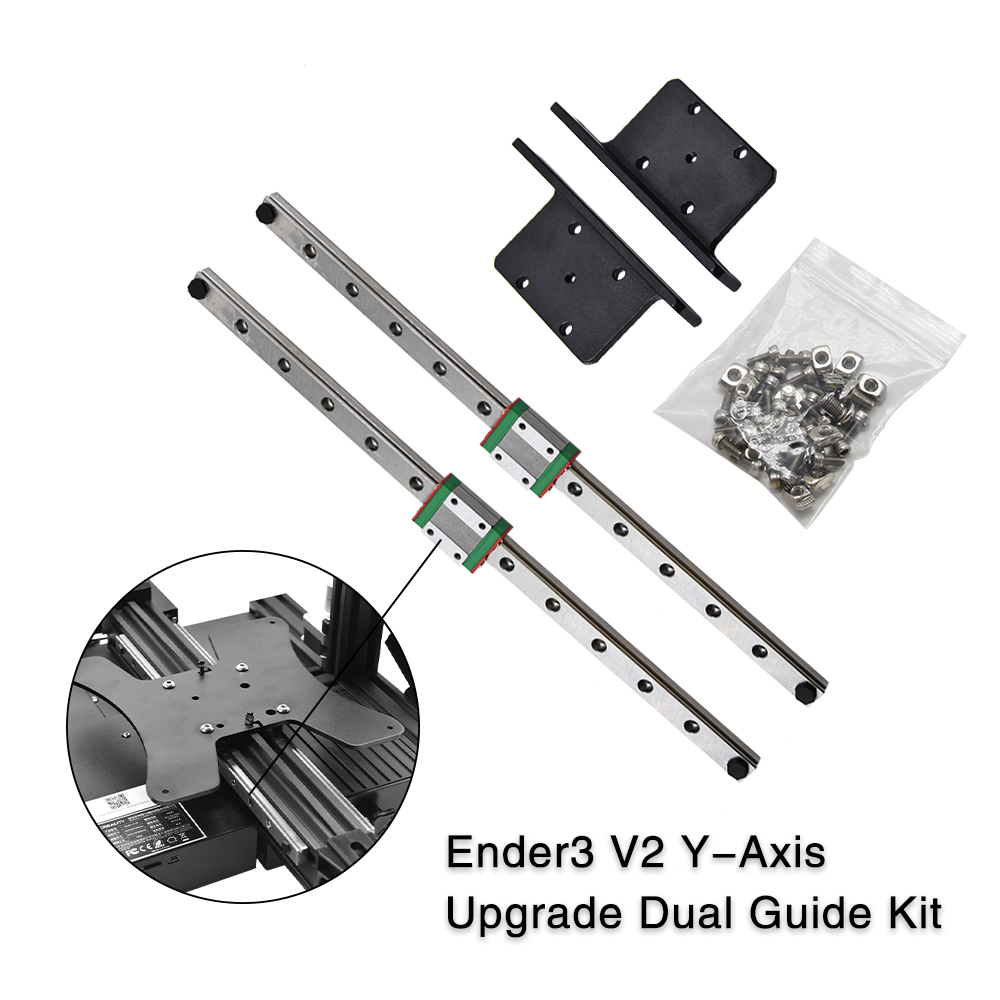 Linear Rail Mgn12H Set - Creality Ender-3/Ender 3 V2 Ender3Pro 3Dプリンター用Y軸リニアレールガイドキットアップグレードキット