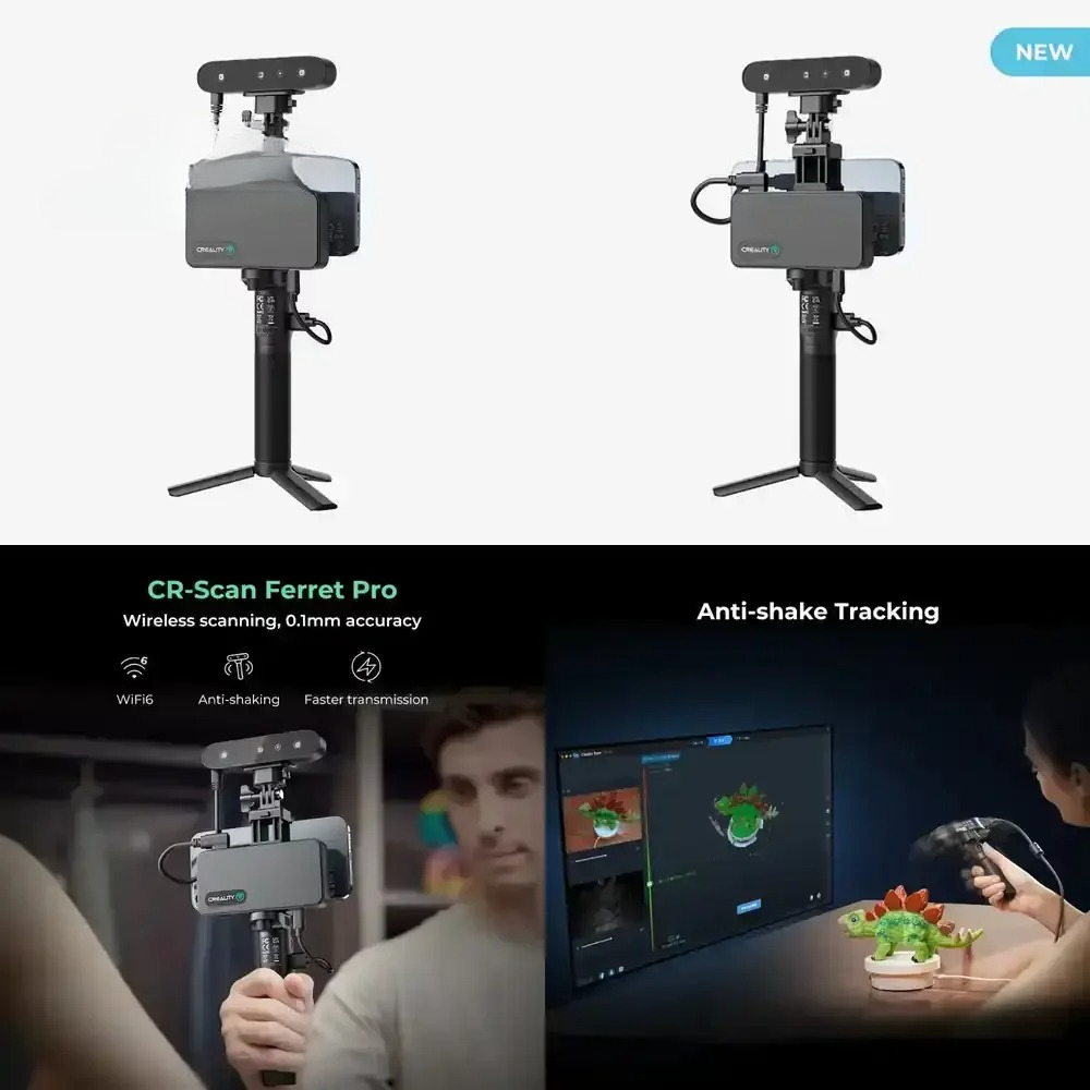 Handheld 3D Scanner High Precision - プロ仕様3Dスキャナー、高精度高速スキャン、ハンドヘルドポータブル、工業用3Dスキャン機器向け