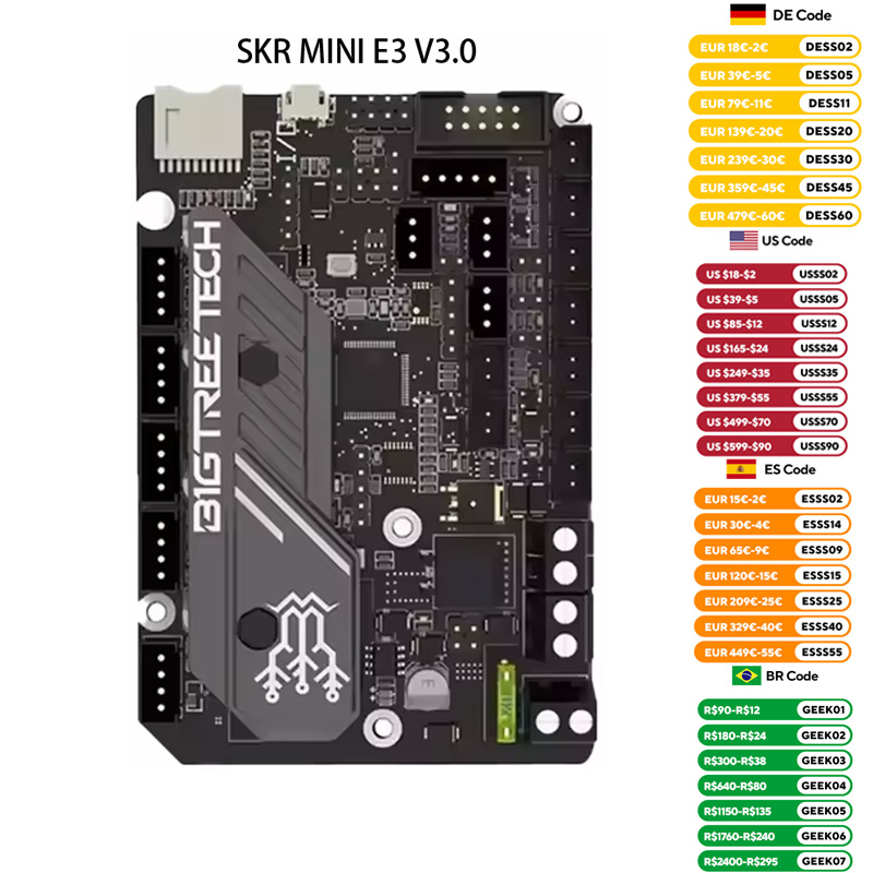 Corexy 3D Printer Kit - Bigtreetech-3Dプリンター部品 Mini e3 v2 tmc2209 Ender