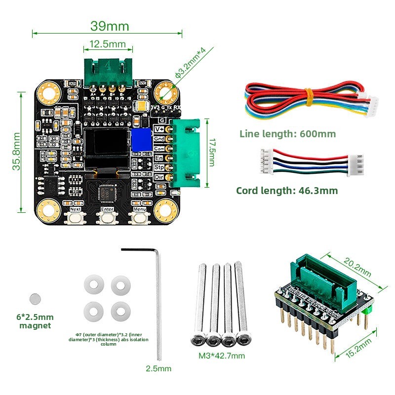 3Dプリンター用超静音クローズドループステッピングモータード - Closed Loop Stepper Motor Nema 17 のレビューと価格