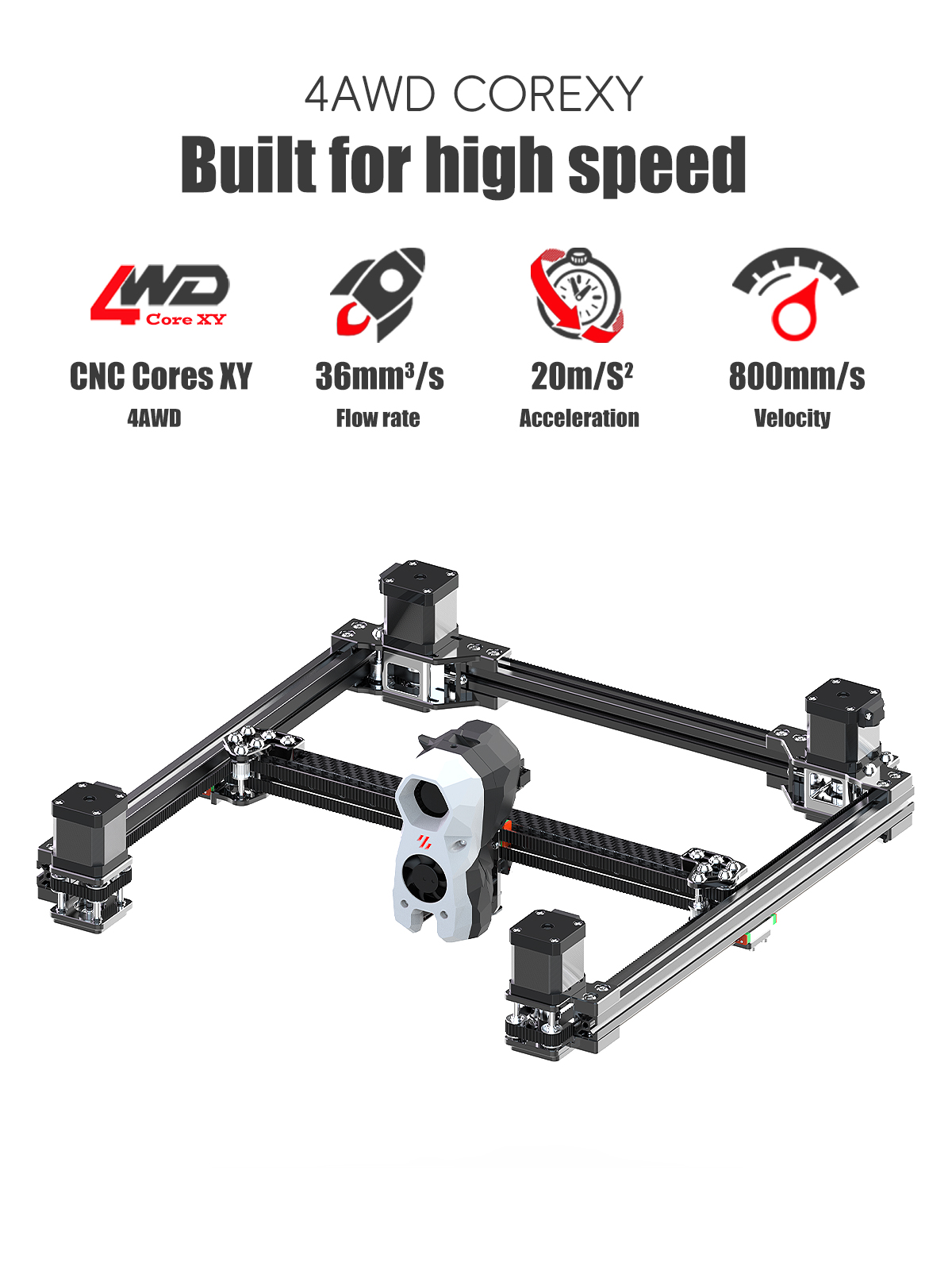 SIBOOR Voron Trident [6月] 3Dプリ - Corexy 3D Printer Kit のレビューと価格