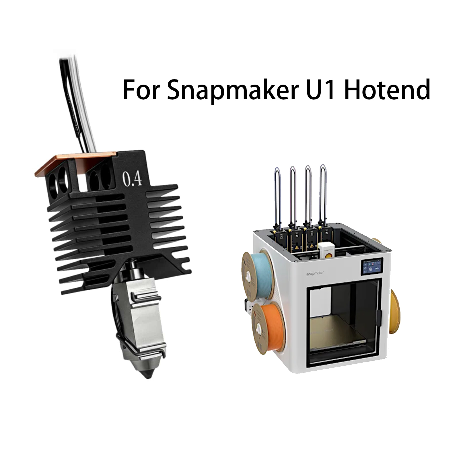 硬化鋼ノズル ホットエンド Snapmaker U1用 高流 - High Flow Ceramic Hotend のレビューと価格